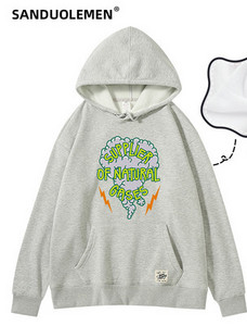 Καθημερινό γυναικείο φούτερ με κουκούλα και απλικέ