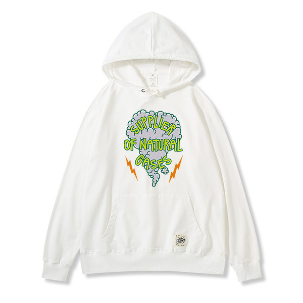 Καθημερινό γυναικείο φούτερ με κουκούλα και απλικέ