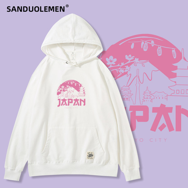 Päevane naiste dressipluus kapuutsi ja taskuga - kolme värvi