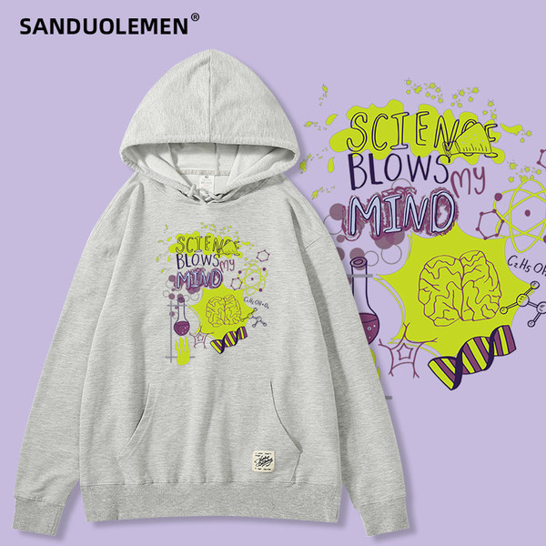 Värvilise aplikatsiooniga naiste dressipluus