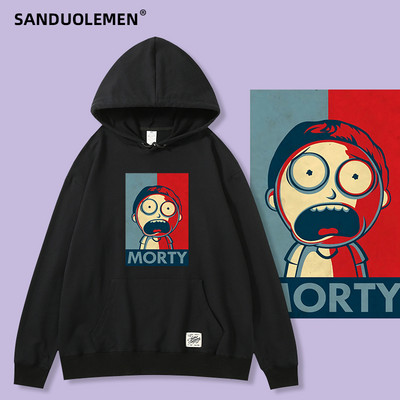 Γυναικείο casual φούτερ με κουκούλα και έγχρωμη στάμπα