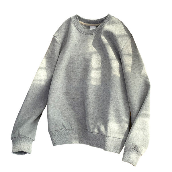 Igapäevane ümara kaelusega naiste dressipluus - puhas mudel