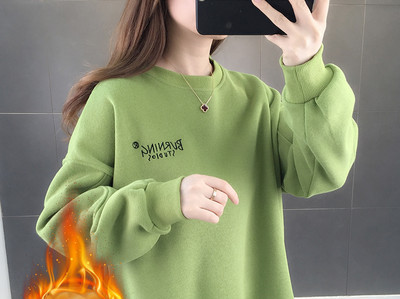 Casual γυναικεία μπλούζα με οβάλ λαιμόκοψη σε πολλά χρώματα