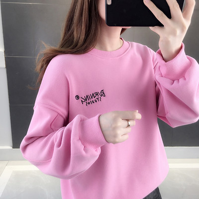 Casual γυναικεία μπλούζα με οβάλ λαιμόκοψη σε πολλά χρώματα