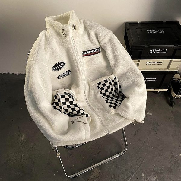 Naiste dressipluus kõrge kraega ja tikitud tekstiga