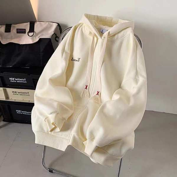 Γυναικείο φούτερ κλασικό μοντέλο με κουκούλα και κορδόνι