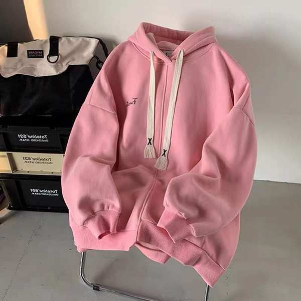 Γυναικείο φούτερ κλασικό μοντέλο με κουκούλα και κορδόνι