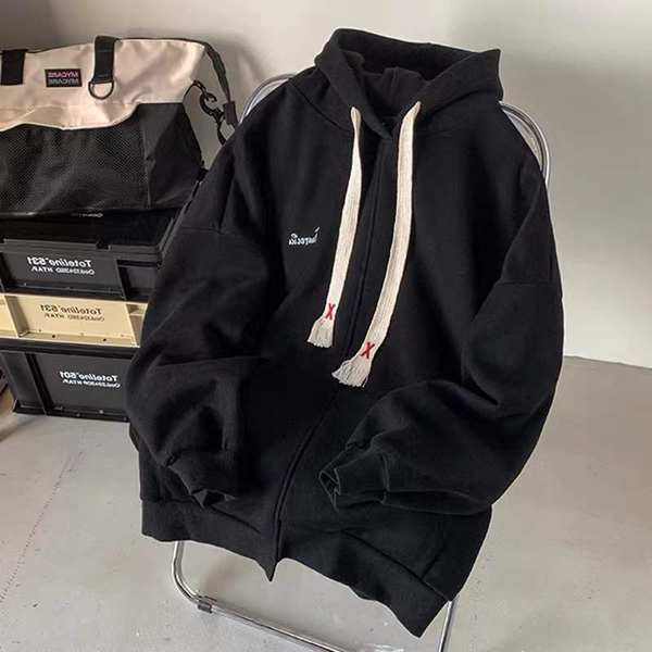 Γυναικείο φούτερ κλασικό μοντέλο με κουκούλα και κορδόνι