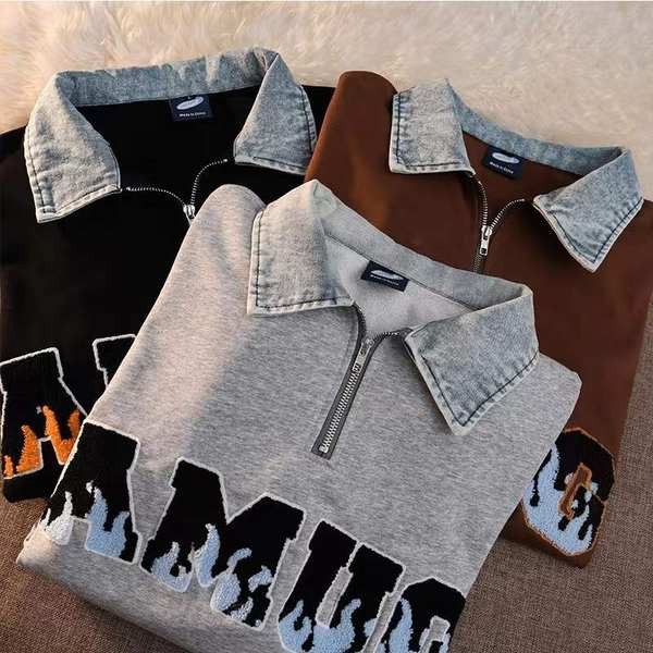 Naiste igapäevane tõmbluku ja tikandiga dressipluus