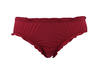 Moodsad punase värvi pitsiga naiste bikiinid