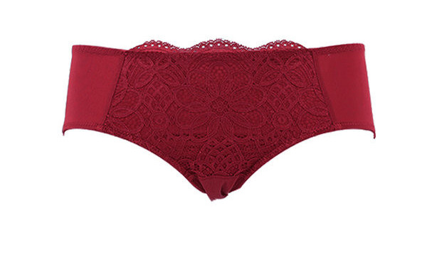 Moodsad punase värvi pitsiga naiste bikiinid