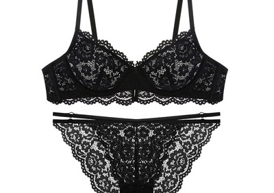 Stiilne pitsiline naiste bikiinide ja rinnahoidja komplekt