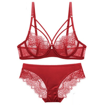 Naiste stiilne pitsiga kaheosaline intiimne komplekt