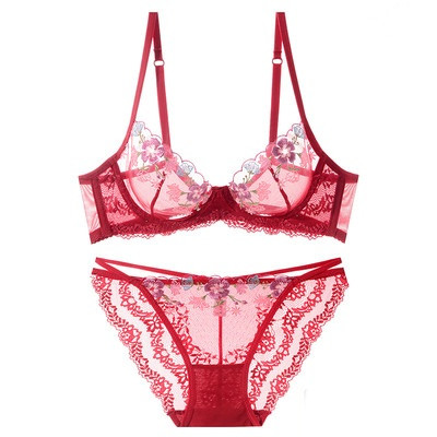 Naiste stiilne pitsiga kaheosaline intiimne komplekt
