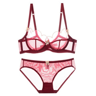 Naiste stiilne pitsiga kaheosaline intiimne komplekt