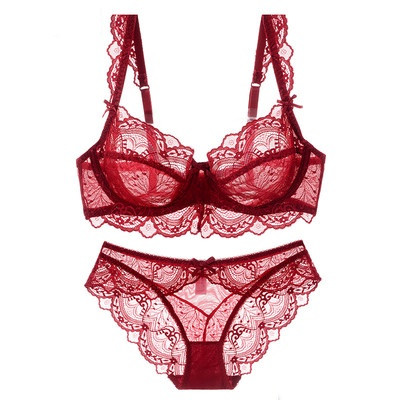 Naiste stiilne pitsiga kaheosaline intiimne komplekt