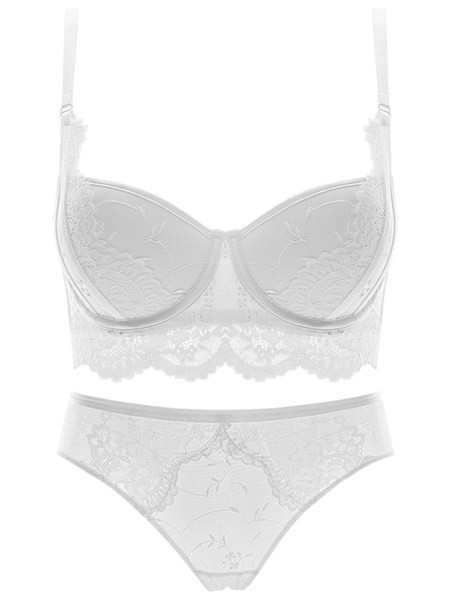 Naiste kaasaegne pitsikomplekt reguleeritavate rihmadega