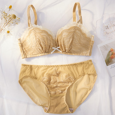 Kaasaegne intiimne pitsiga bikiinide ja rinnahoidja komplekt