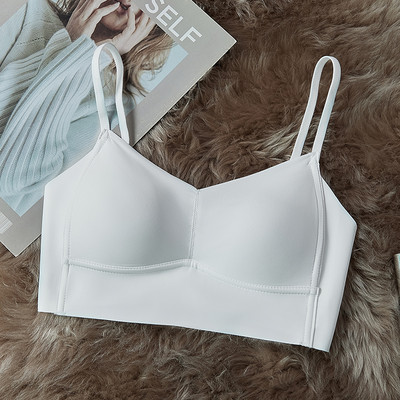 Õmblusteta naiste rinnahoidja õhukeste rihmadega