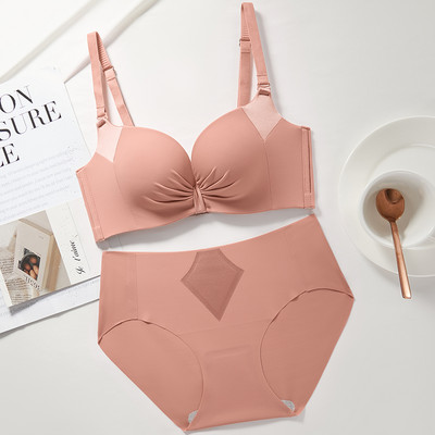 Õmblusteta naiste komplekt koos kõrge vöökohaga bikiinidega
