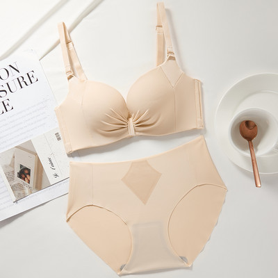 Õmblusteta naiste komplekt koos kõrge vöökohaga bikiinidega