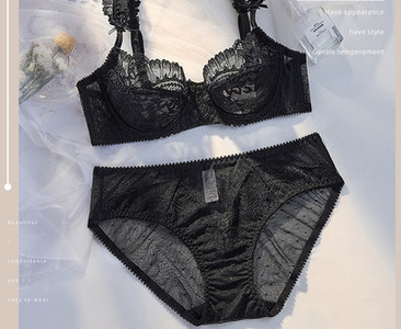 Kaasaegne intiimne pitsrinnahoidja ja bikiinide komplekt