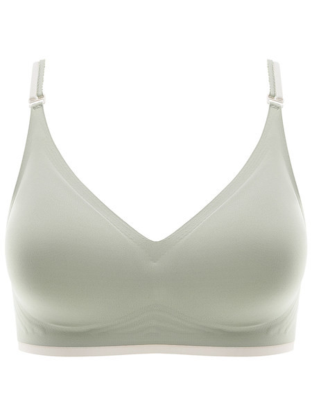 Naiste õmblusteta rinnahoidja kolmnurksete topsidega