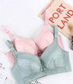 Pitsiga ja reguleeritavate rihmadega naiste rinnahoidja - kaks tükki