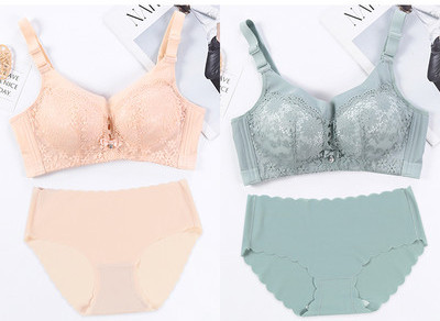 Komplekt kahest tükist naiste pitsist pesu