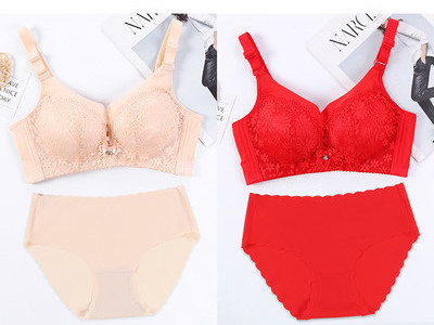 Komplekt kahest tükist naiste pitsist pesu