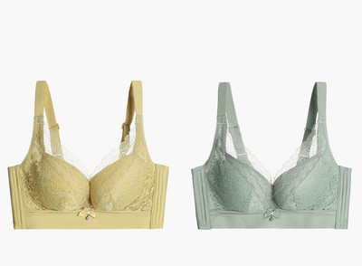 Σετ με δύο δαντελένια σουτιέν