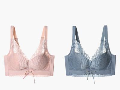 Komplektis 2 tõstva efektiga ja õhukeste rihmadega rinnahoidjat