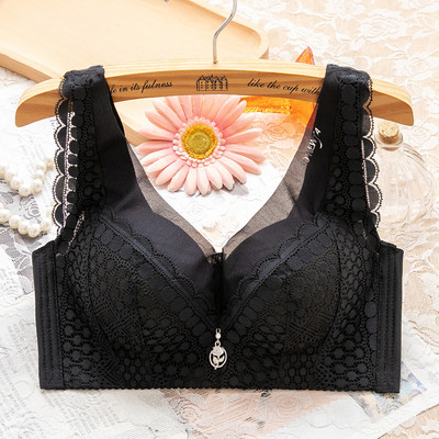 Γυναικείο σουτιέν με δαντέλα και φαρδιές τιράντες