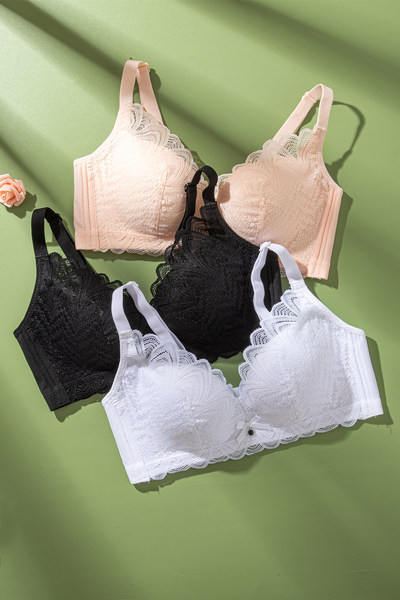 Naiste rinnahoidja pitsi ja õhukeste rihmadega