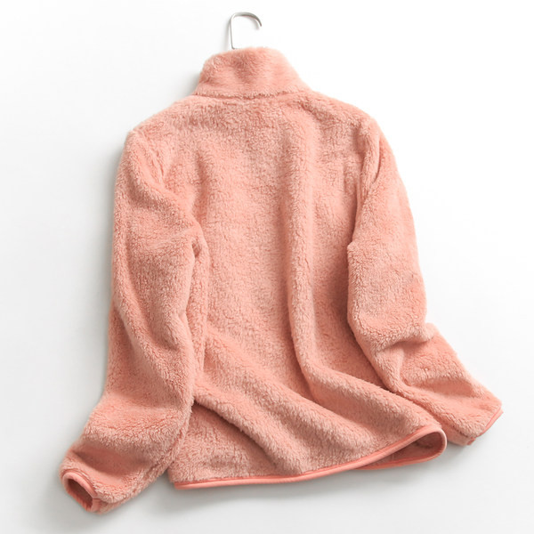 Γυναικείο πουπουλένιο φούτερ με φερμουάρ και ψηλό γιακά