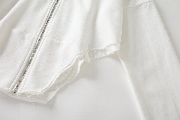 Naiste asümmeetriline kapuutsiga dressipluus