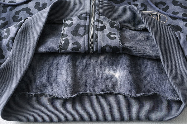 Γυναικείο φούτερ με κουκούλα - λεοπάρ σχέδιο