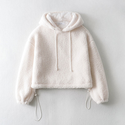 Γυναικείο πουπουλένιο φούτερ με κουκούλα