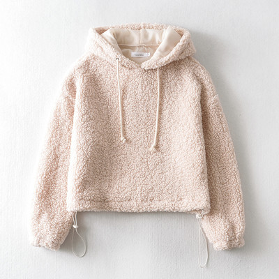 Γυναικείο πουπουλένιο φούτερ με κουκούλα