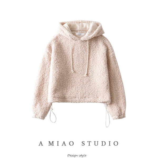 Γυναικείο πουπουλένιο φούτερ με κουκούλα