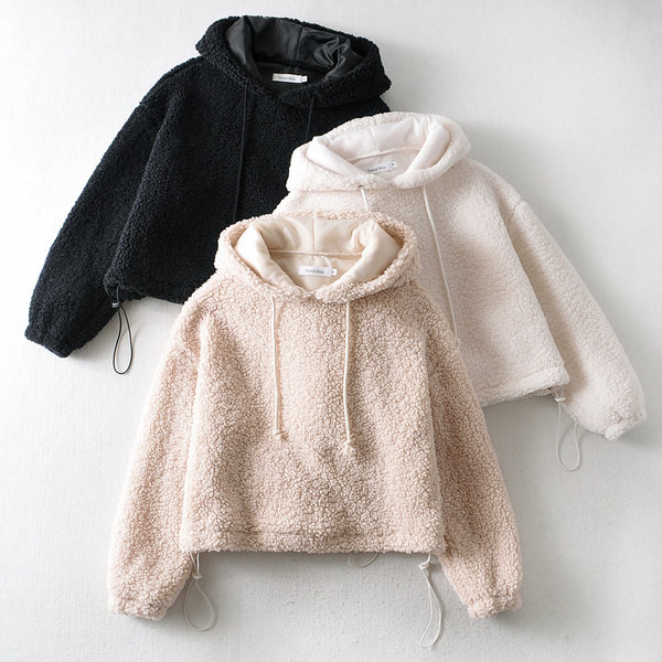 Γυναικείο πουπουλένιο φούτερ με κουκούλα