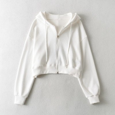 Uue mudeli naiste lühike kapuutsiga dressipluus mitmes värvitoonis