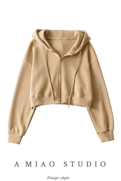 Uue mudeli naiste lühike kapuutsiga dressipluus mitmes värvitoonis