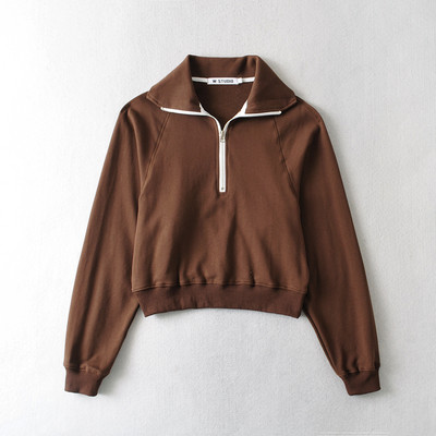 Γυναικεία αθλητική μπλούζα με φερμουάρ σε πολλά χρώματα