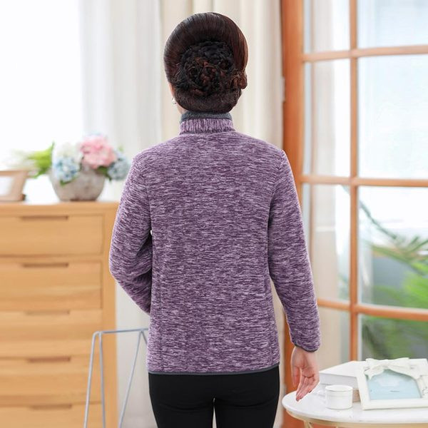 Γυναικείο φούτερ με ζεστή φόδρα και φερμουάρ σε πολλά χρώματα