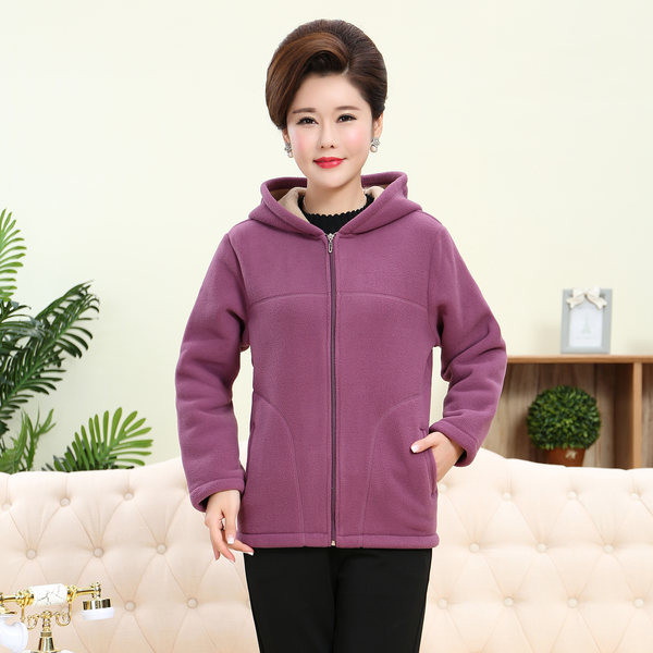 Uue mudeli naiste kapuutsiga ja taskutega polaarne dressipluus