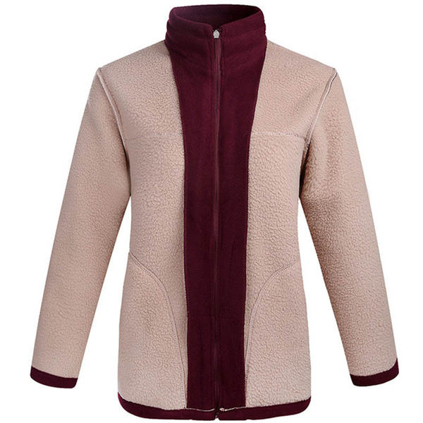 Naiste ühevärviline tõmbluku ja taskuga dressipluus