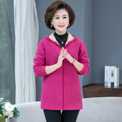 Naiste moodne kapuutsiga ja taskuga dressipluus kahes mudelis