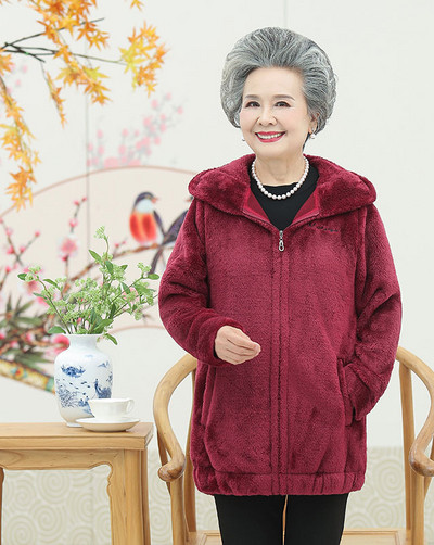 Naiste kapuutsi ja taskutega polaarne dressipluus