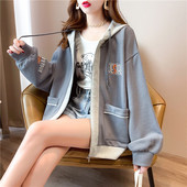 Naiste lai tasku ja tõmblukuga dressipluus